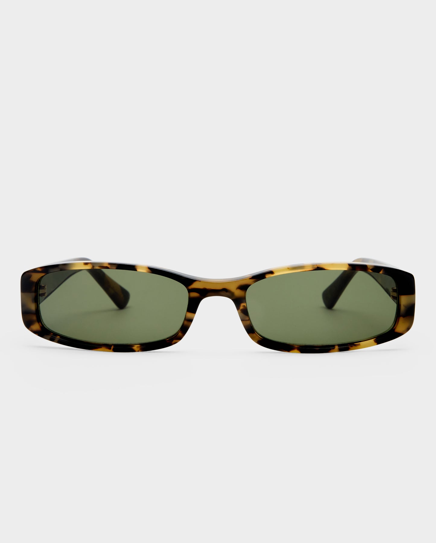 The Indiana Maple Tort Female Rectangle Sunglasses | Luv Lou