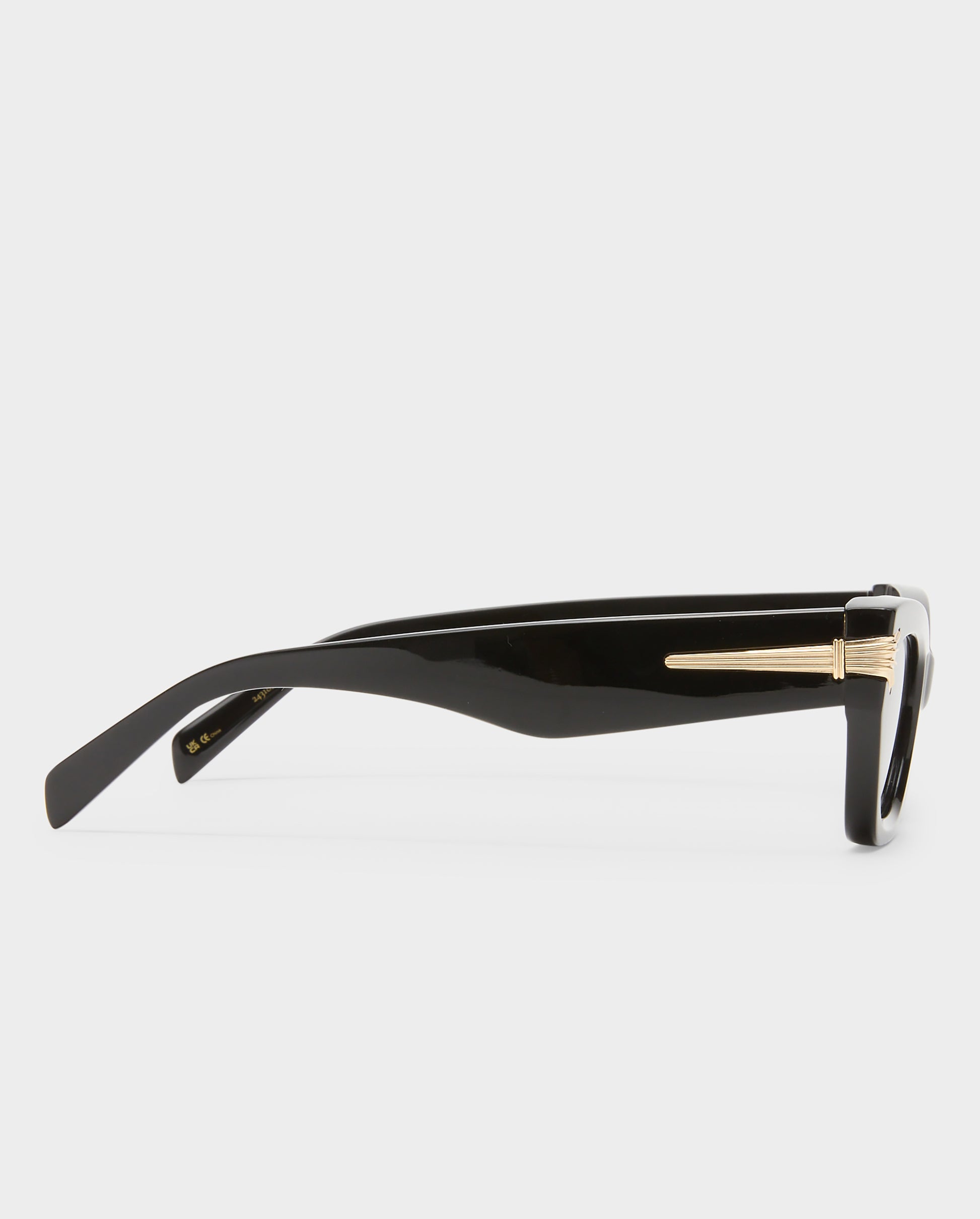 The Cameron Black Female Cat-Eye Sunglasses | Luv Lou