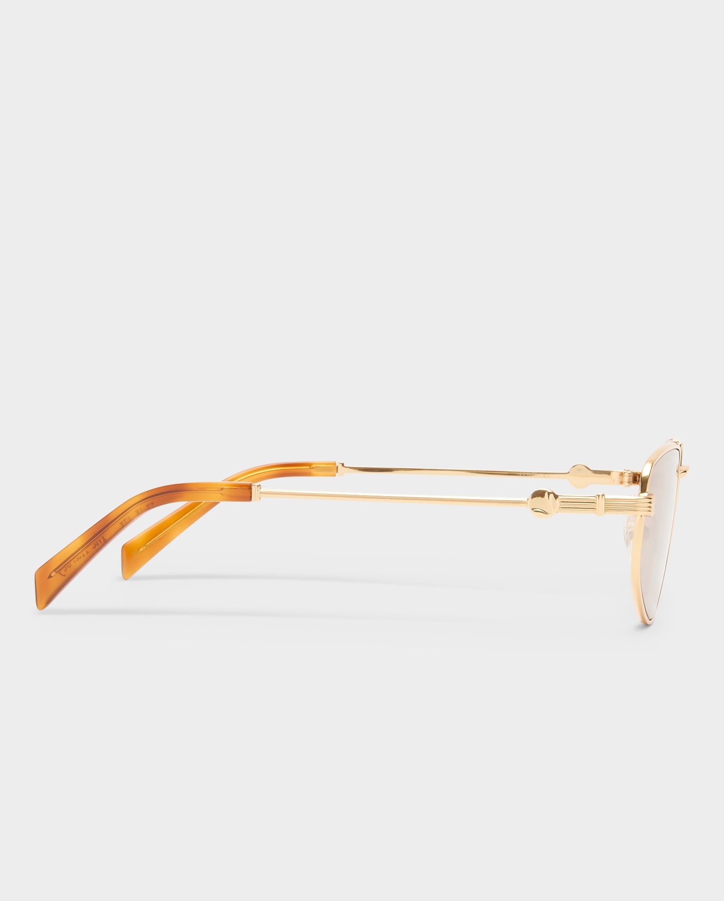 The Harvey Gold Female Aviator Sunglasses | Luv Lou