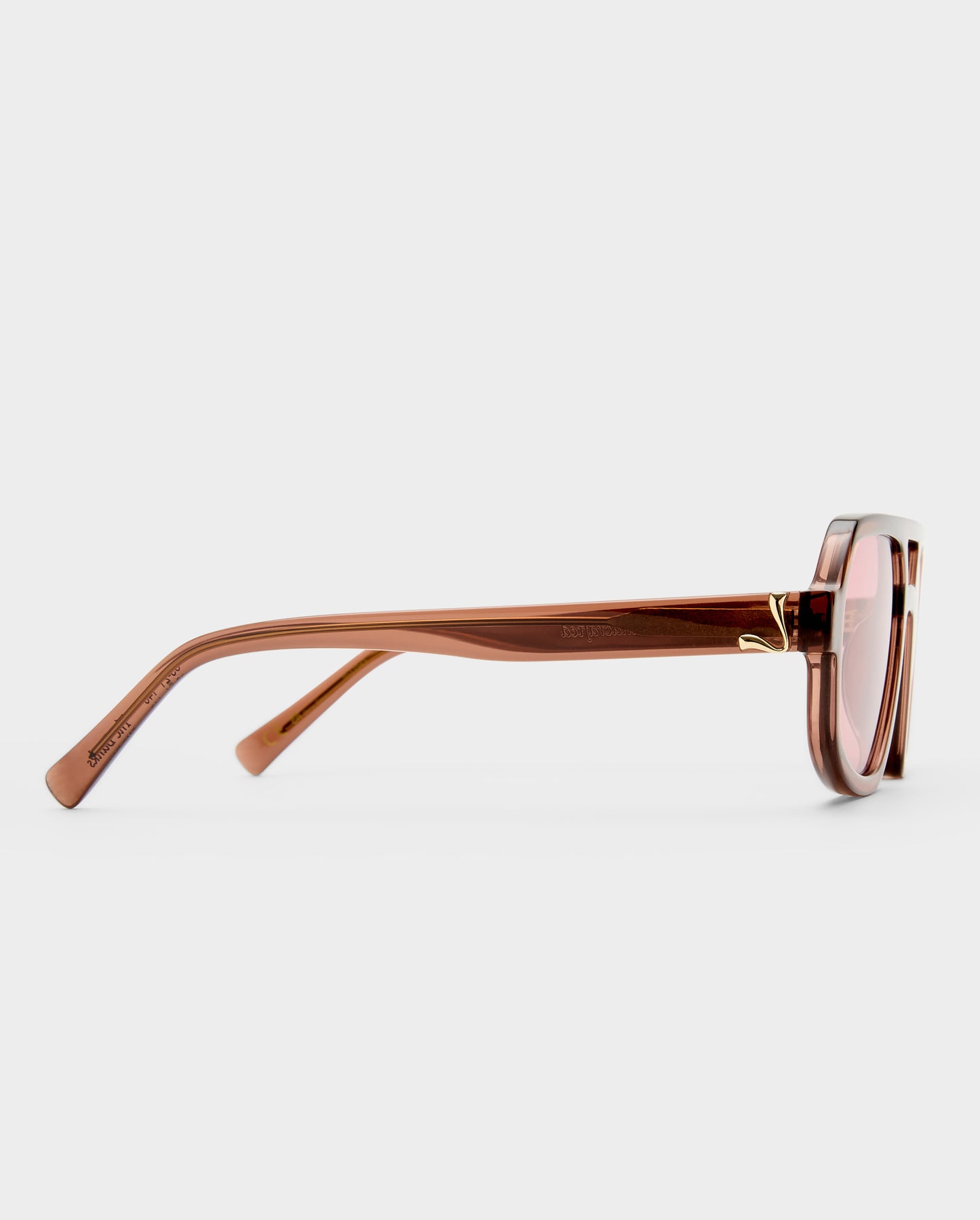 The Banks Crystal Burgundy Female Aviator Sunglasses | Luv Lou