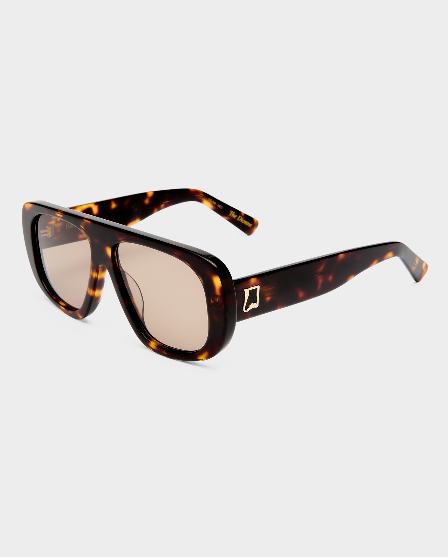 The Dionne Crystal Tort Female Aviator Sunglasses | Luv Lou